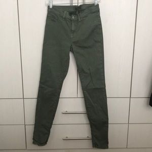 J BRAND “Skinny leg” High Waisted Skinny Jeans